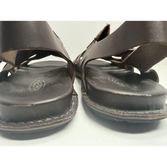 Keen Alman Fisherman Sandals Dark Brown Full-Grain Leather Size 10 main image 6